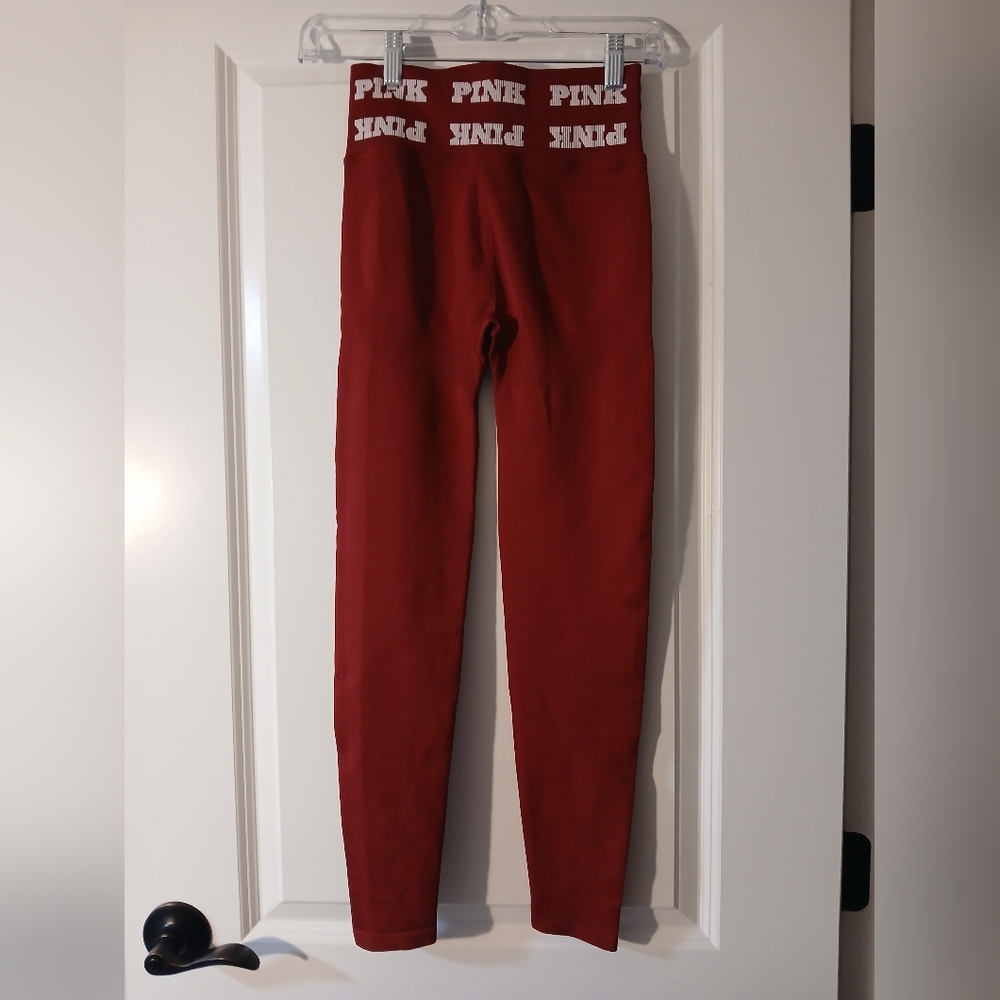 PINK Victoria's Secret Red Leggings Set - Picture 4 of 9